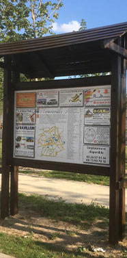 Panneaux touristiques